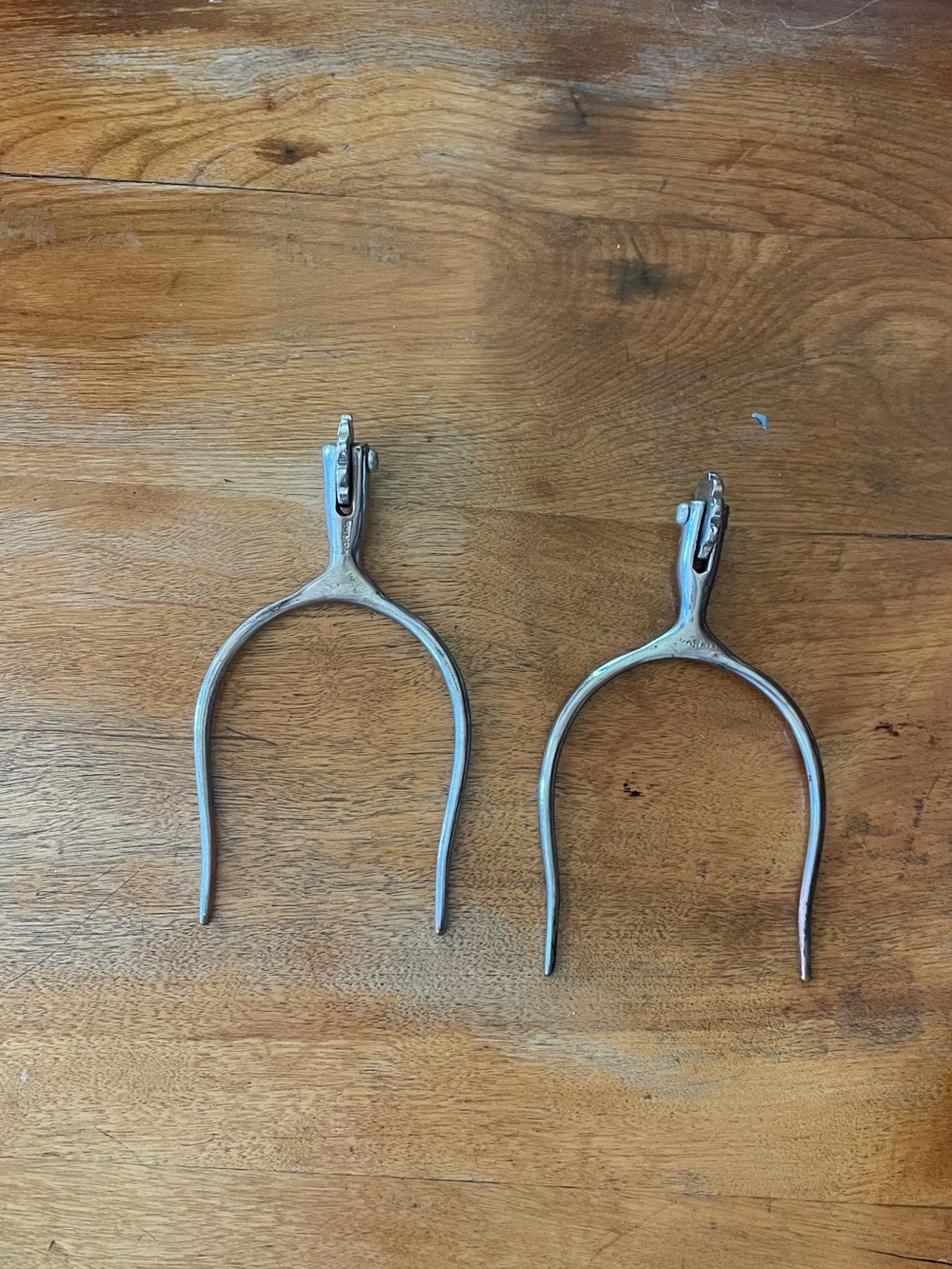 Ladies Silver Slip-On Spurs